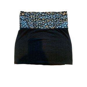 Victoria Secret Skirt from Pink line  size large metallic print on folding waist